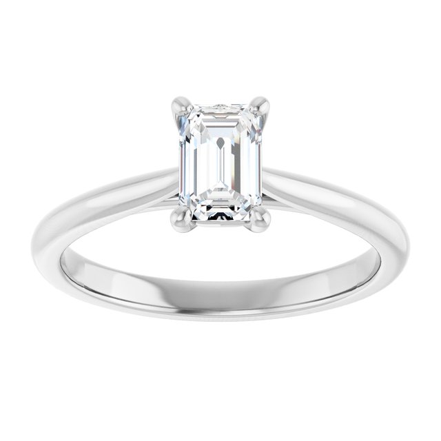emerald-14K White gold