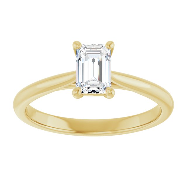 emerald-14K Yellow gold