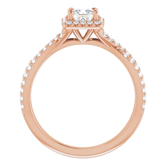 square-10K Rose gold
