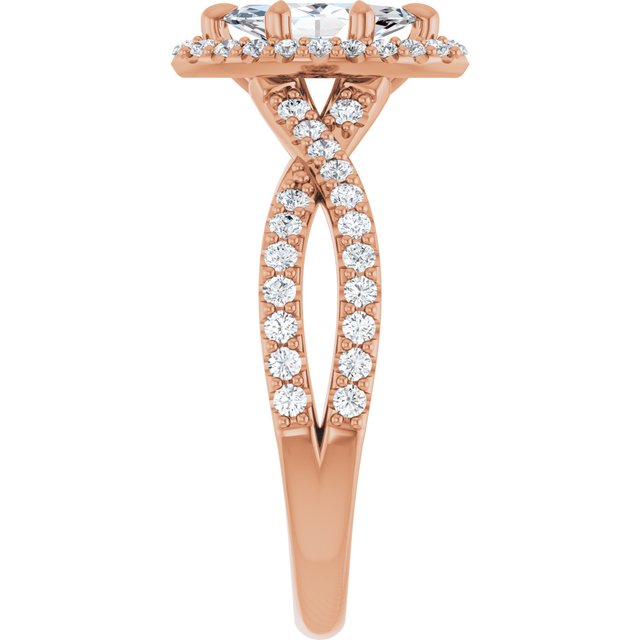 marquise-14K Rose gold