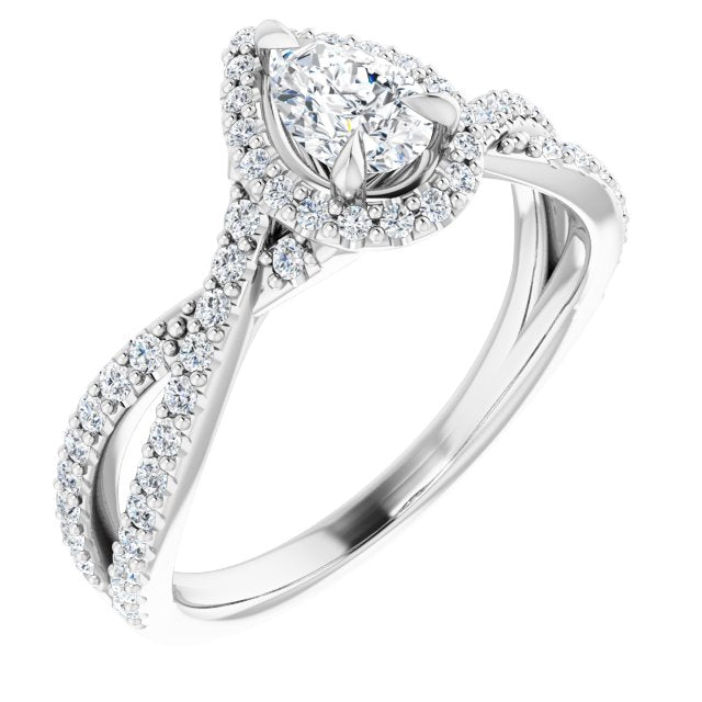 pear-10K White gold