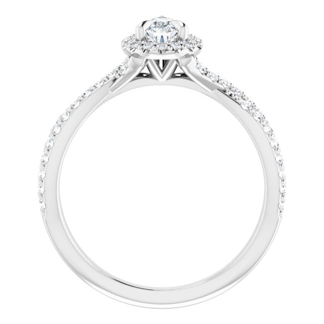 pear-14K White gold