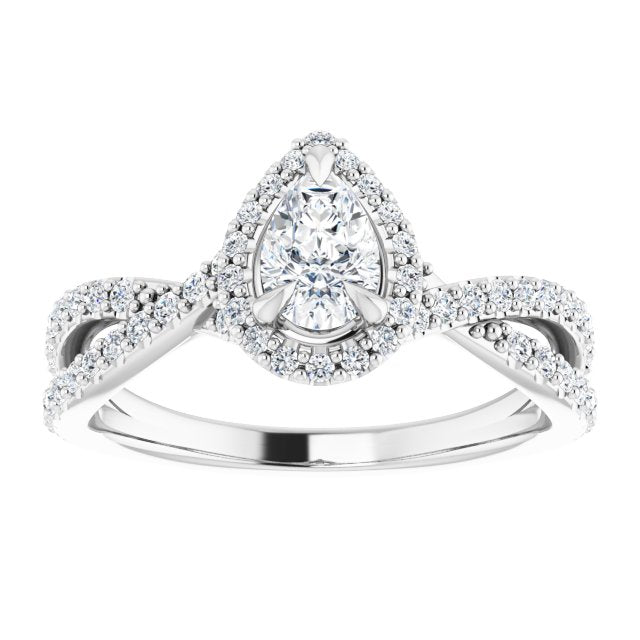 pear-14K White gold