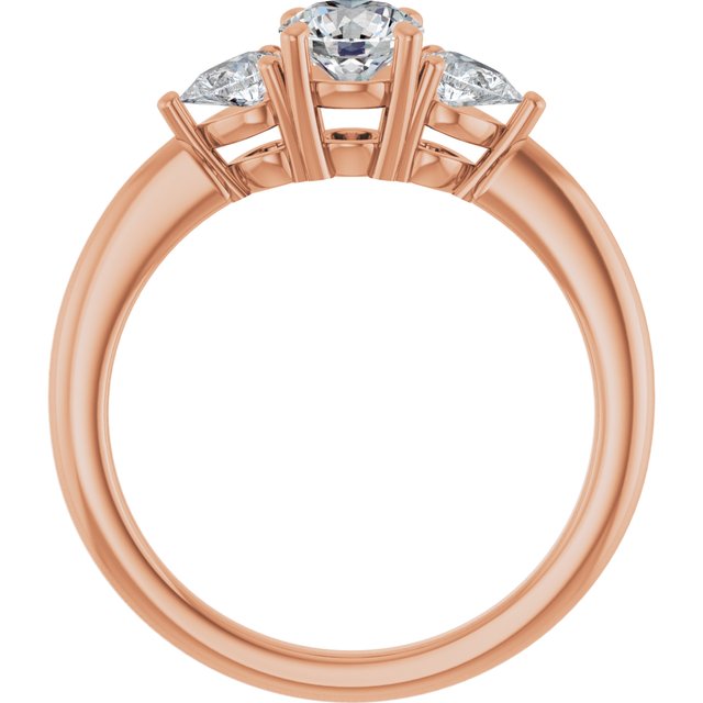 round-10K Rose gold