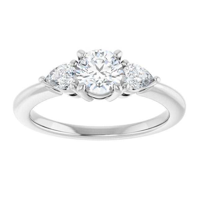 round-10K White gold