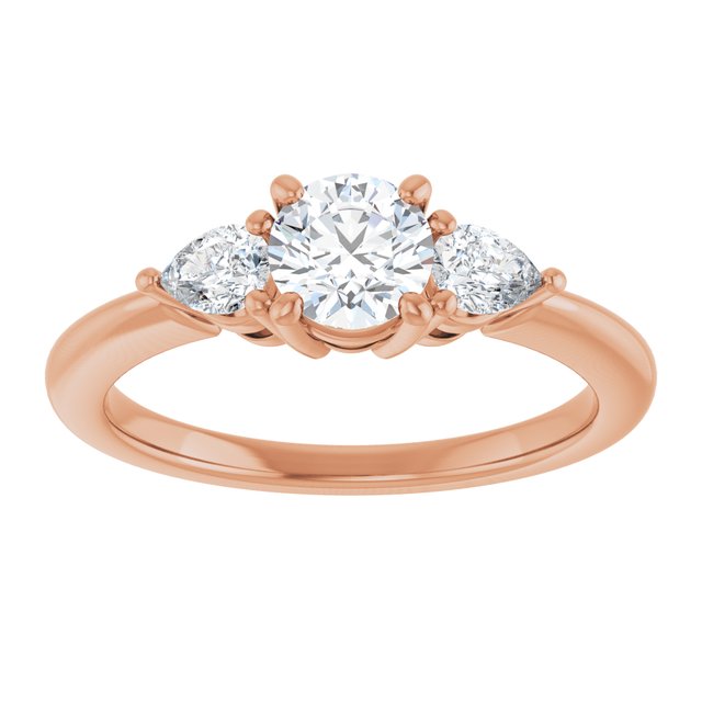 round-10K Rose gold