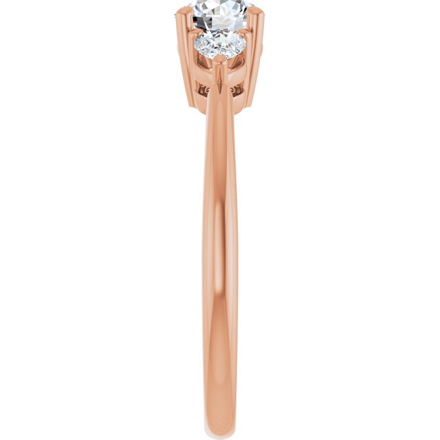 round-10K Rose gold
