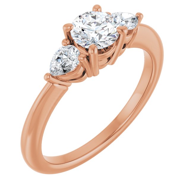 round-18K Rose gold