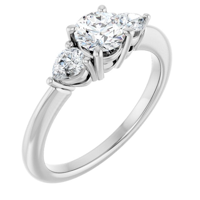 round-18K White gold