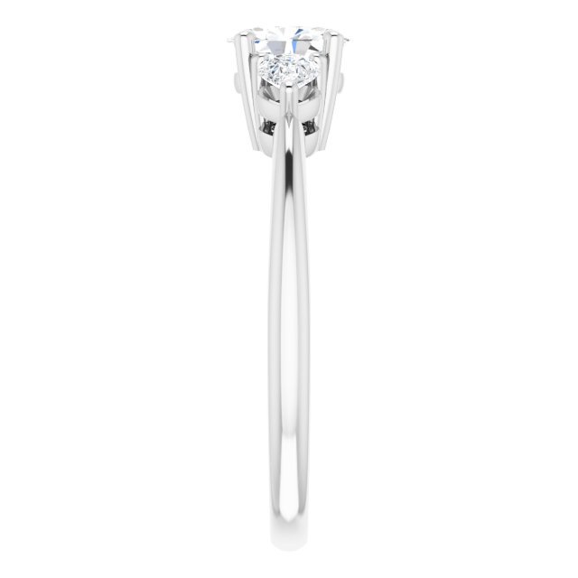 oval-10K White gold