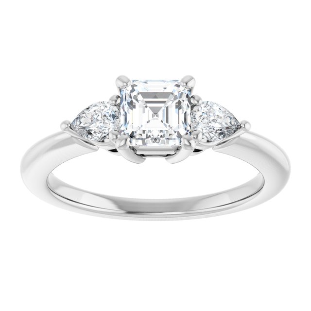 asscher-18K White gold