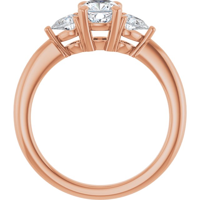 cushion-10K Rose gold