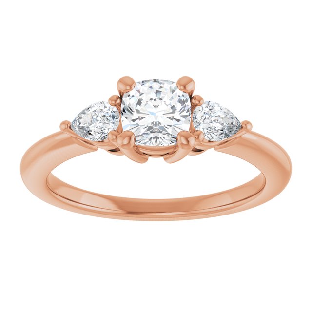 cushion-14K Rose gold