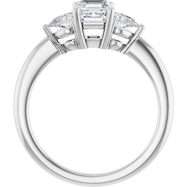 asscher-10K White gold