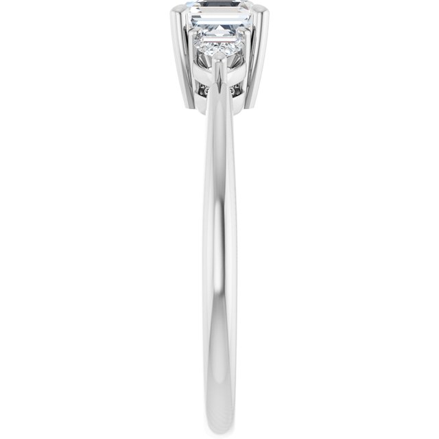 asscher-18K White gold