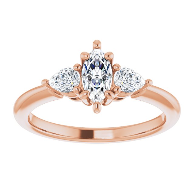 marquise-14K Rose gold