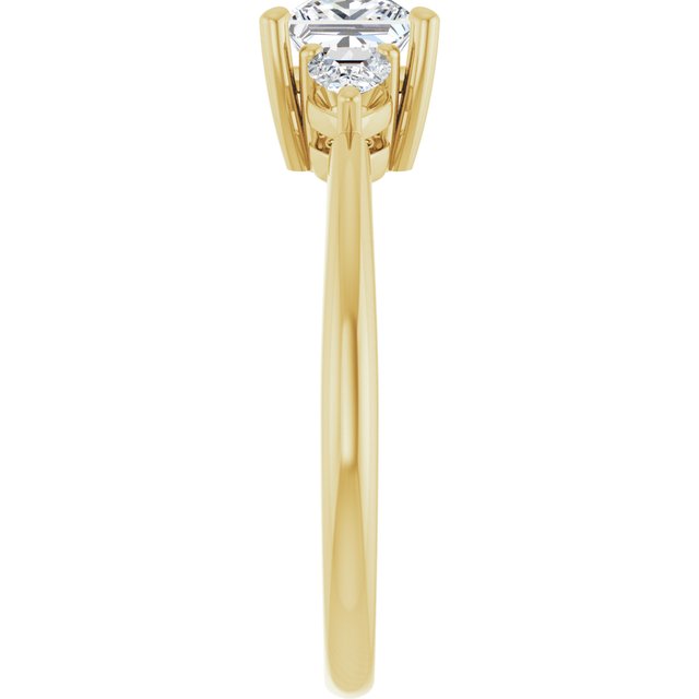 square-14K Yellow gold