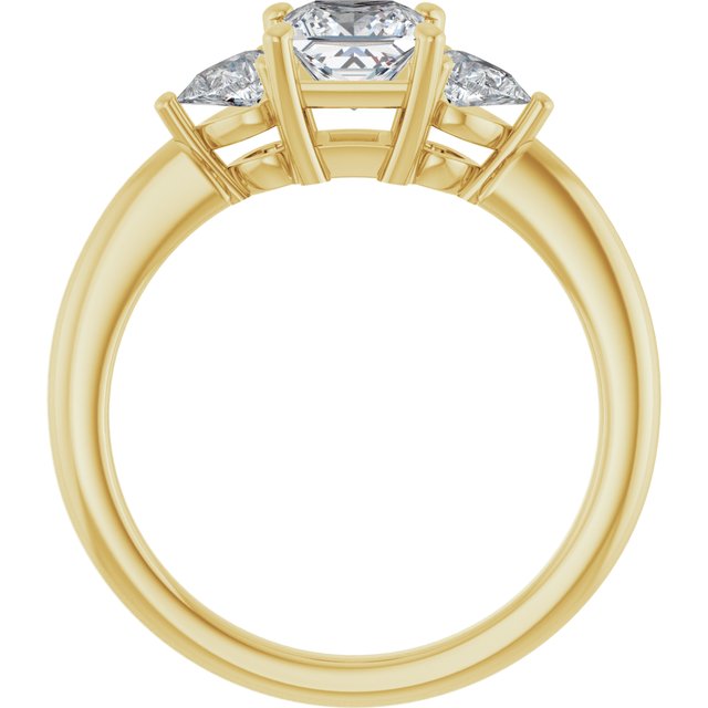 square-14K Yellow gold