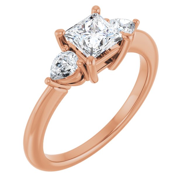 square-18K Rose gold