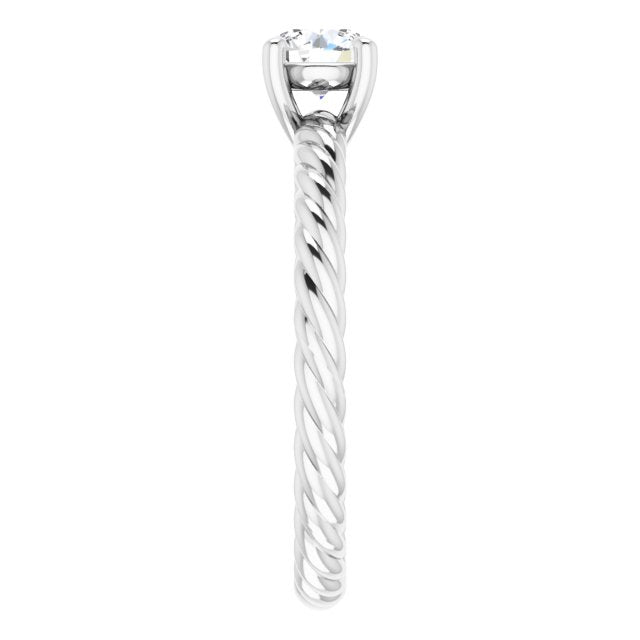 round-14K White gold