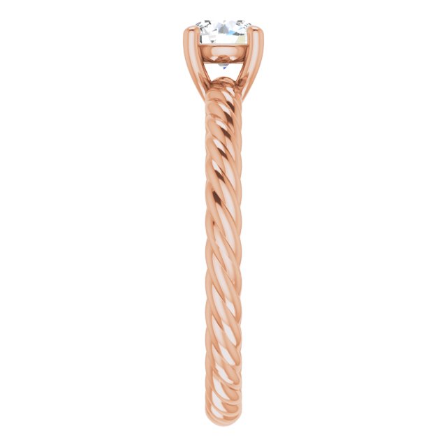 round-10K Rose gold