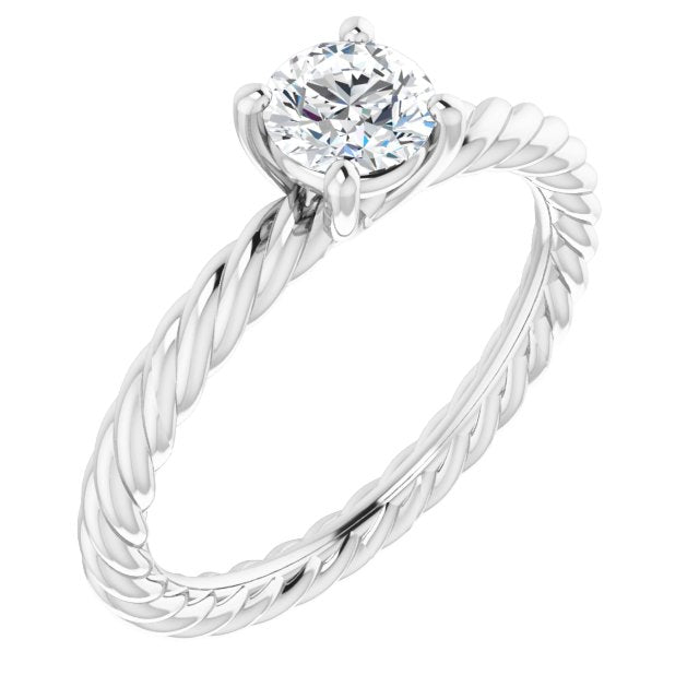round-18K White gold