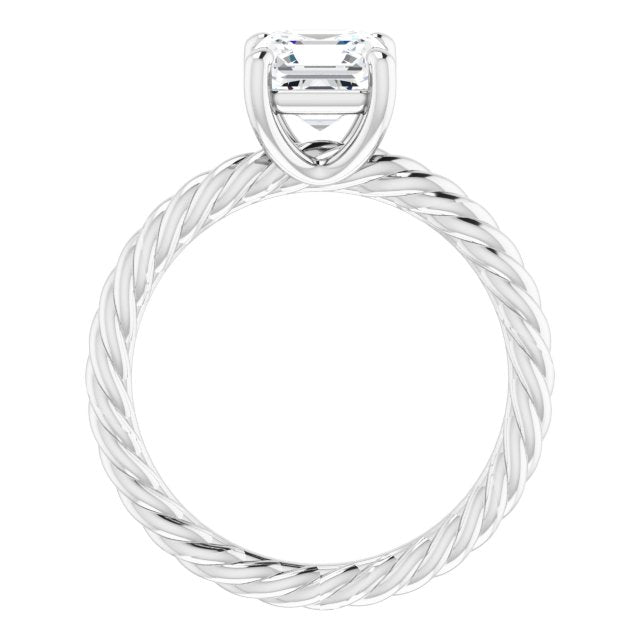 asscher-18K White gold