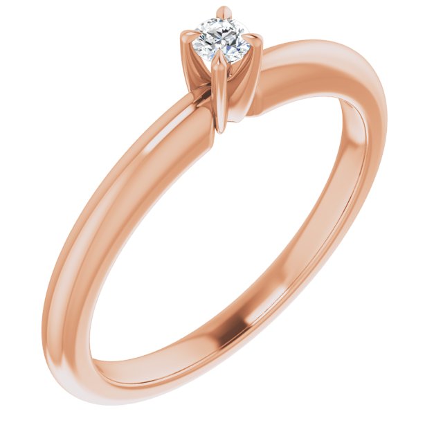 round-10K Rose gold
