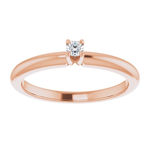 round-10K Rose gold