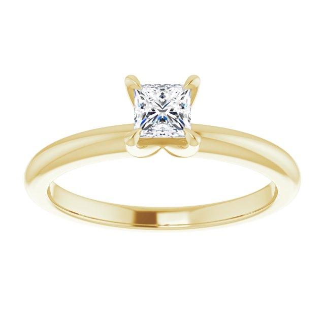 square-18K Yellow gold