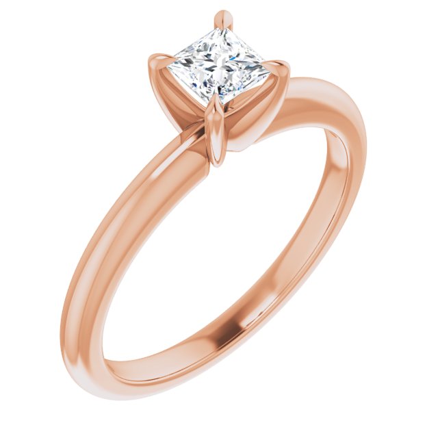 square-10K Rose gold
