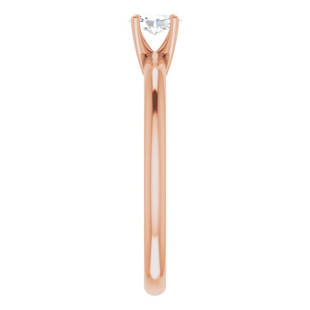 oval-18K Rose gold