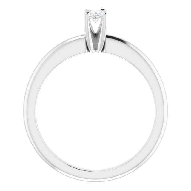 oval-10K White gold