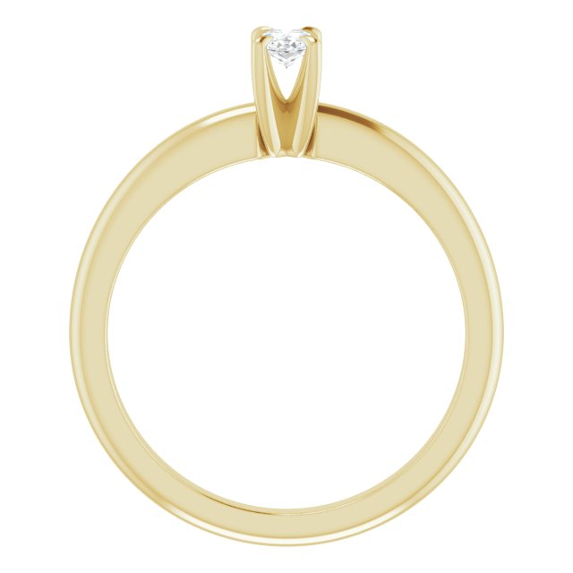 oval-10K Yellow gold