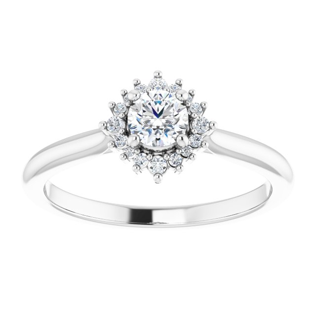 round-18K White gold
