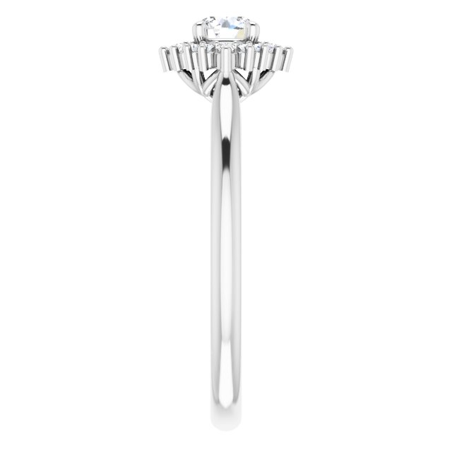 round-18K White gold