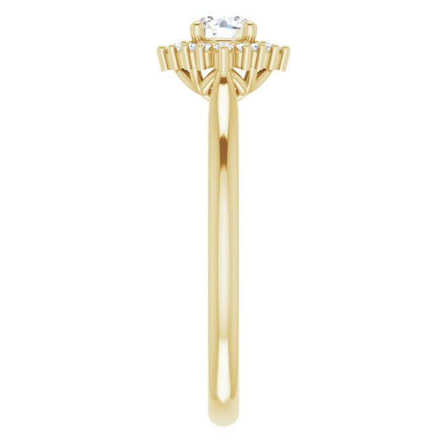 round-10K Yellow gold