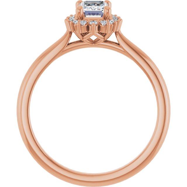 emerald-10K Rose gold