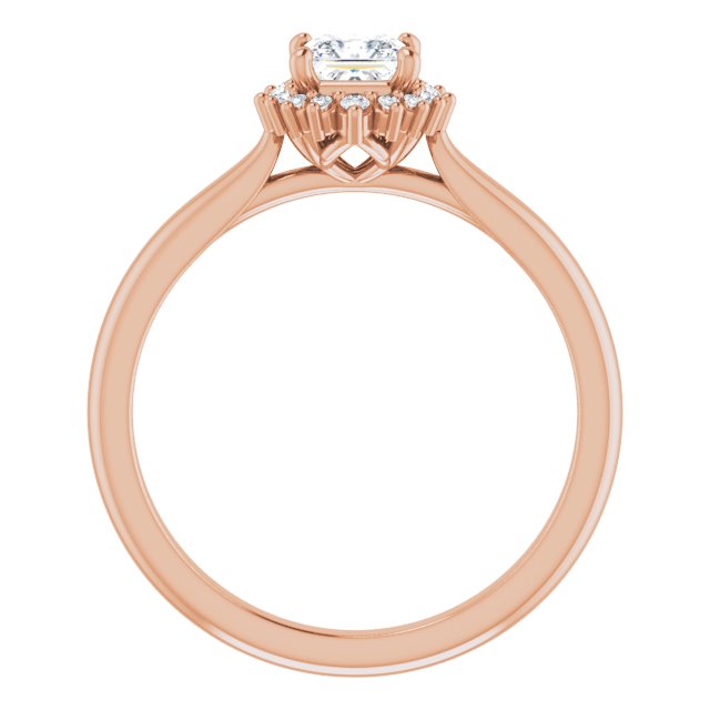 square-18K Rose gold