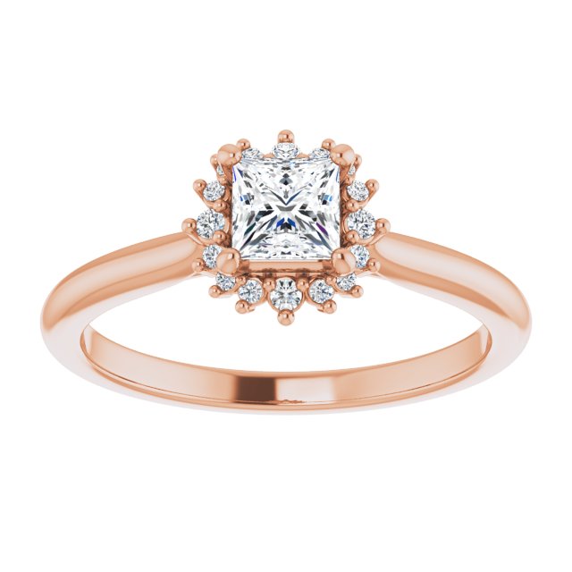 square-10K Rose gold