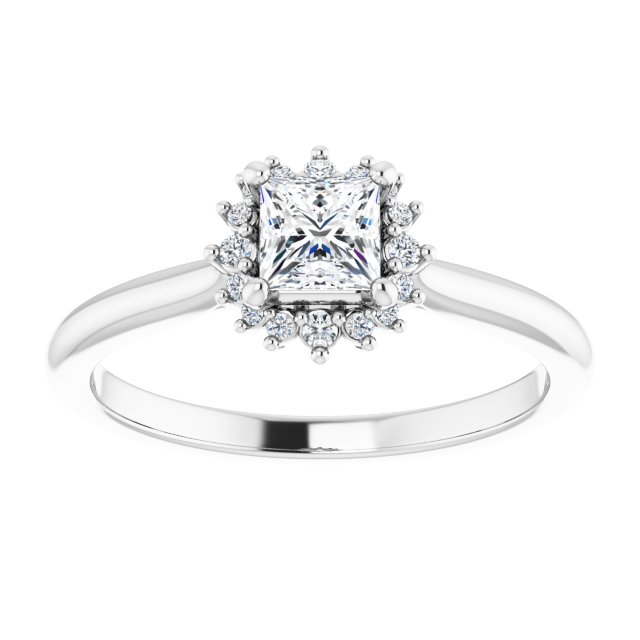 square-10K White gold