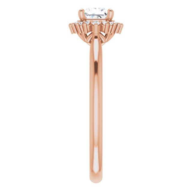 square-14K Rose gold