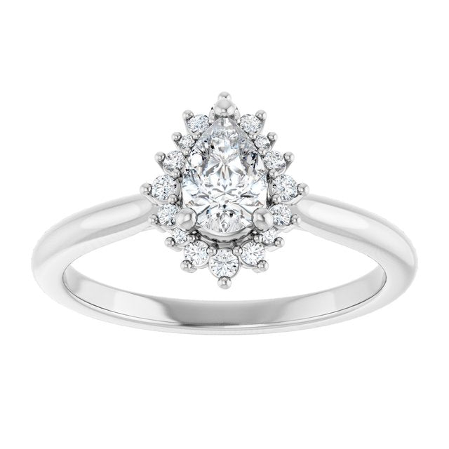 pear-14K White gold