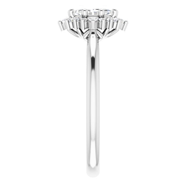 marquise-14K White gold