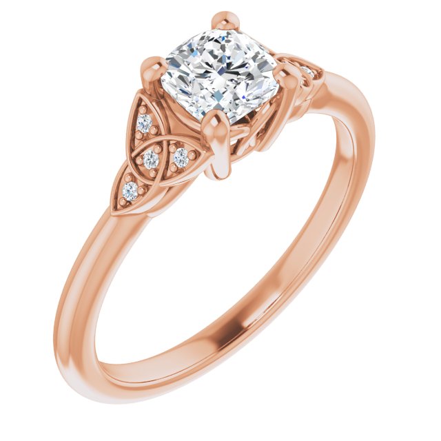cushion-14K Rose gold