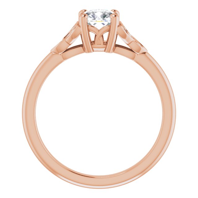 cushion-10K Rose gold