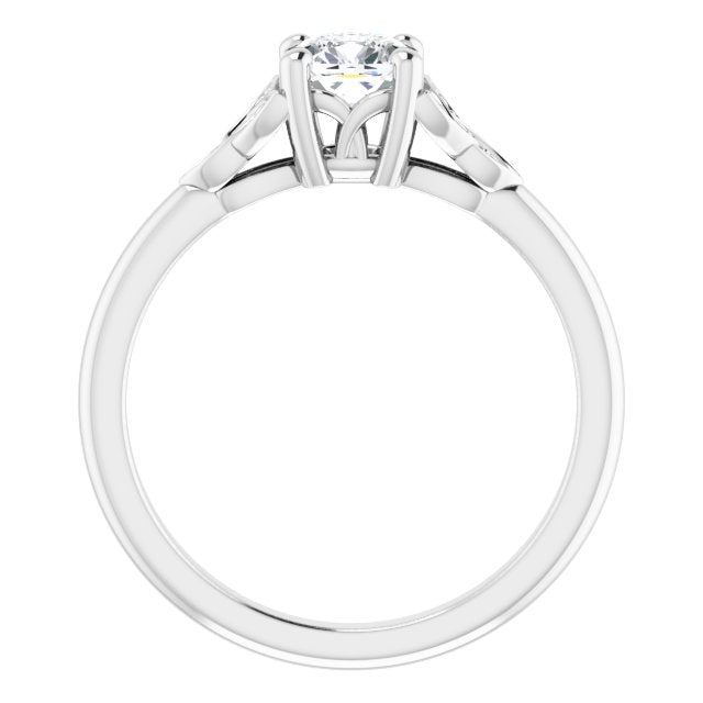 cushion-10K White gold