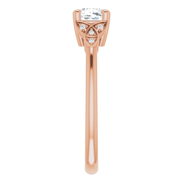 cushion-18K Rose gold