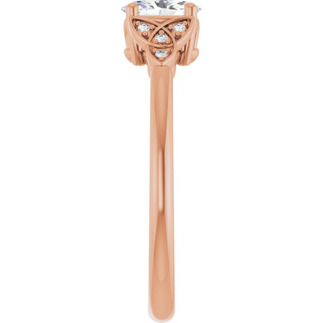 oval-18K Rose gold