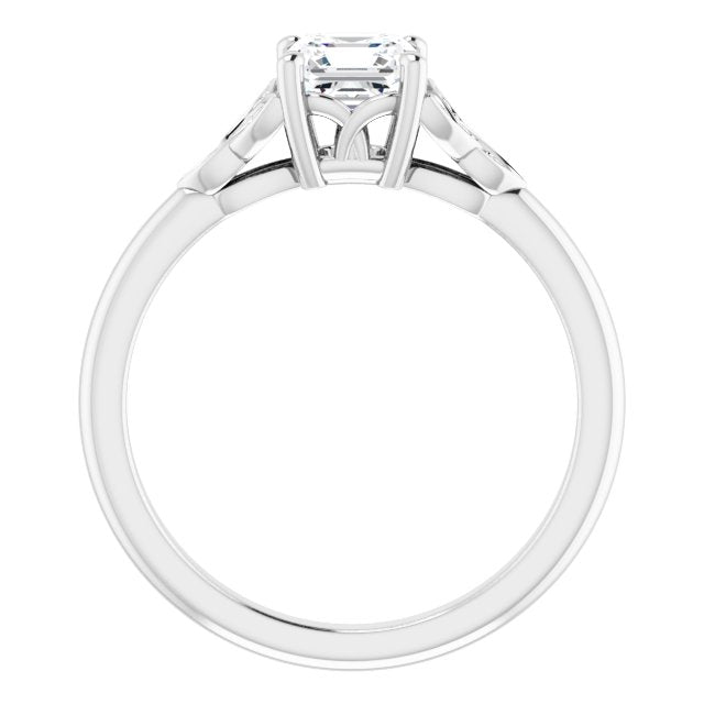 asscher-14K White gold